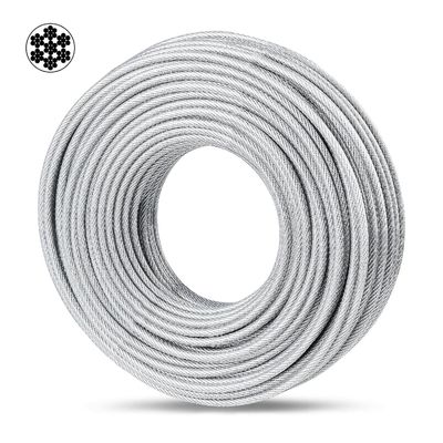 Good price Stainless Steel Wire Rope 7x7 Inox Cable 1/16