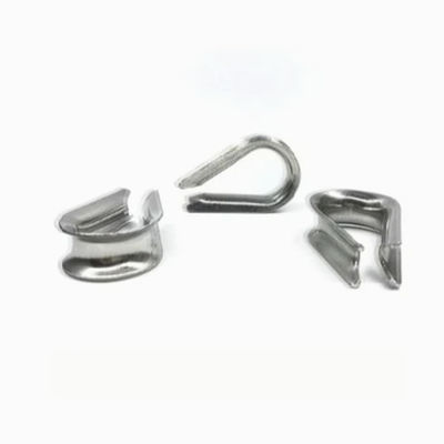 12PCS M10 Stainless Steel Thimble for Pull-Line Fitting and 3/8 Inches Diameter Wire Rope