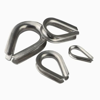 European Type Heart-Shaped Wire Rope Thimble with Manufacturers Fastener Stainless Steel