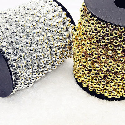 Buy 2.4mm Plastic Ball Chain in Customized Colors for Home Decoration online manufacture