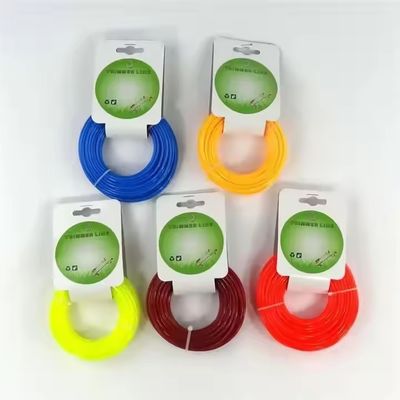Good price Round Orangge Nylon Trimmer Line Brush Cutter Nylon Weed String 15m Card Head online