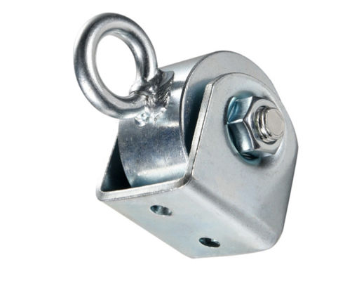 Universal Swing Hardware Accessories Steel Pulley With Ring