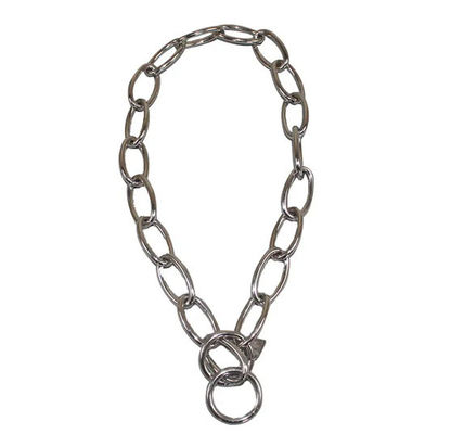Wholesale 304 Stainless Steel Pet Dog Training P Chain Necklace Dog Collar