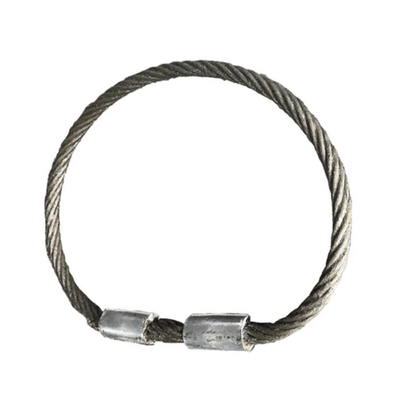 Good price Galvanized Steel Wire Rope Lifting Sling Hand Rigging Slings With Thimble for Crane online