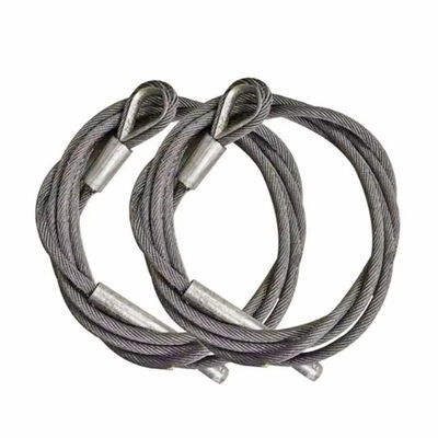Good price Galvanized Steel Wire Rope Sling for Hose Handling Cranes & Provision Cranes &Free Fall Lifeboats With Thimble online