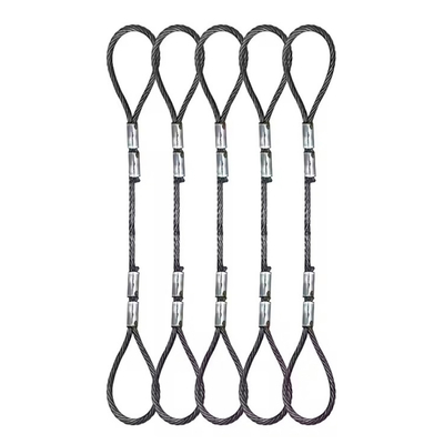 Good price Galvanized Steel Wire Rope Sling with Thimble Ends online