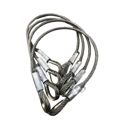 Good price Galvanized Steel Wire Rope Sling with Thimble for Lifting online