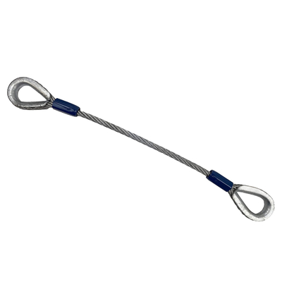 Good price Galvanized Steel Wire Rope Sling with End Loops online