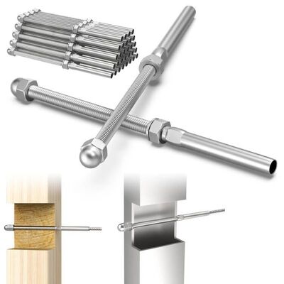 Good price Marine Grade Swage Stud with High Tensile Strength and Fatigue Resistance for Cable Railing Systems online