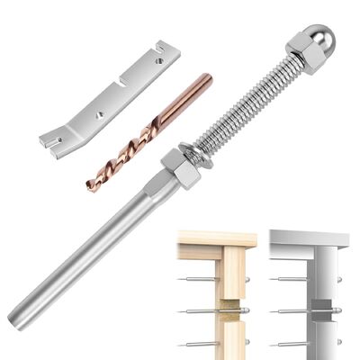 Good price Polished Stainless Steel Swage Studs Kit with Long Service Life and Corrosion Resistance for Cable Railing online