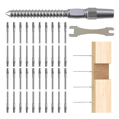 Good price Heavy-Duty Adjustable Left & Right Handed Thread Stainless Steel 316 Swage Lag Screw for Cable Railing online