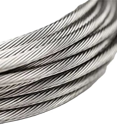 Good price 1x19 Construction Galvanized Steel Wire Rope with 1570-1770MPa Tensile Strength and 0.3mm-40mm Wire Gauge online