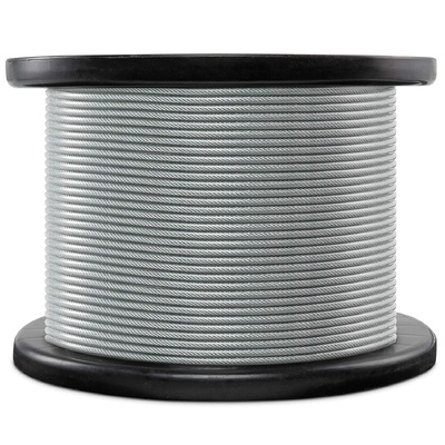 Good price 7x7 PVC Coated Galvanized Steel Wire Rope with 1370-2160MPA Tensile Strength for Clothesline online