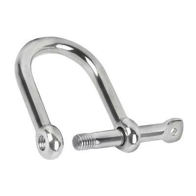 Good price Stainless Steel Dee Shackle D Shape Screw Pin Large Screw Shackles for Boat Sailboat Chain Rigging Clasp online