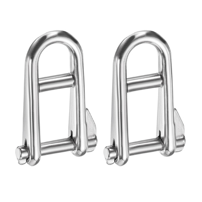 Good price 304/316 Stainless Steel Dee Shackle with Key Pin online