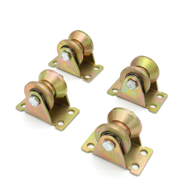 Good price Gate Door Hardware Accessory Sliding Door Roller Wheel Caster V-Groove Track Wheel online