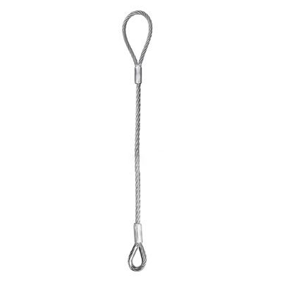 Good price Fixed Safety Rope Rigging Lifting Sling Stainless Steel Wire Rope Sling online