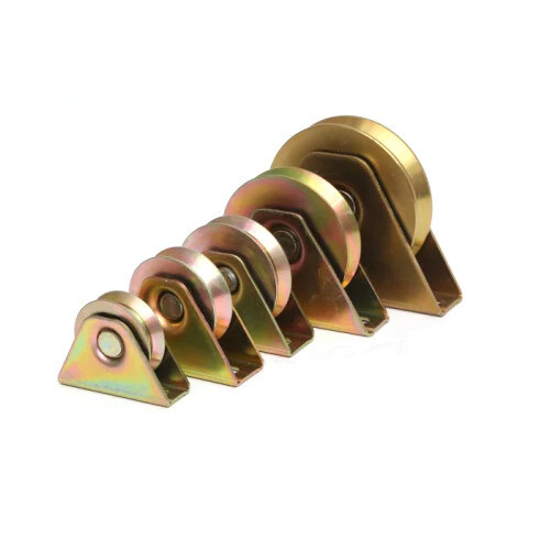 Stainless Steel Finish Trapezoidal Triangular Wheel Pulley Roller for ...