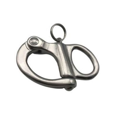 Good price SS Heavy Duty Fixed Eye Snap Shackle With Secure Locking System online