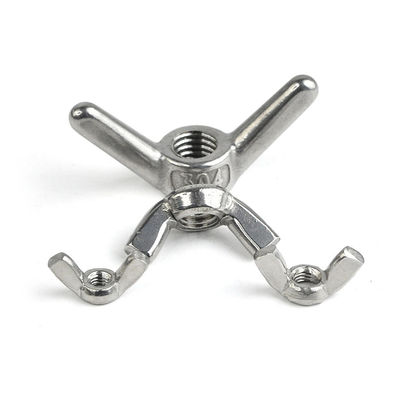 Good price DIN Standard ZINC PLATED SS304 SS316 Construction Butterfly Nuts Stainless Steel Formwork Wing Nuts online