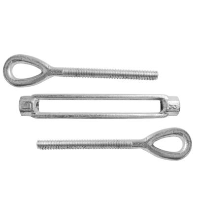 Good price Slivery Turnbuckles Eye Eye Adjustable Wire Rope Turnbuckle of Stainless Steel 304 316 online