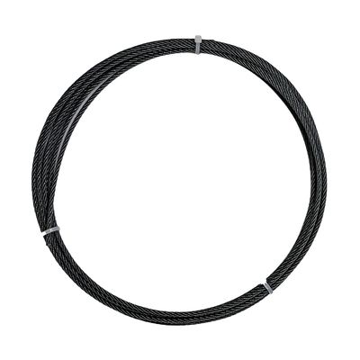 Good price Cranes 7x7 1/8'' AISI316 Black Oxide Stainless Steel Wire Rope Aircraft Cable for Deck Railing online