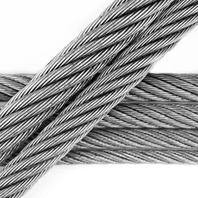 Good price 6*24 7FC 20mm Galvanized Steel Wire Rope for Trawl Fishing Hot DIP Surface Non-Alloy online