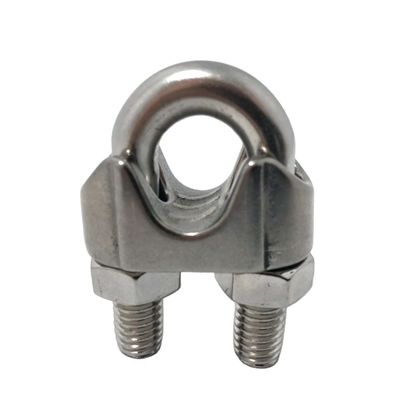 Good price 304 / 316 Stainless Steel Wire Rope Clip with Electro Galvanized Coating online