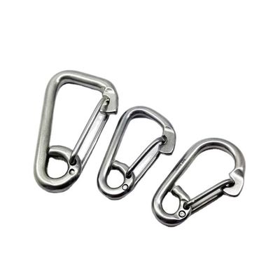 Good price 9mm-29mm 304/316 Stainless Steel Flat Safety Buckle Spring Lifting Hook Quick Hanging Buckle OEM online