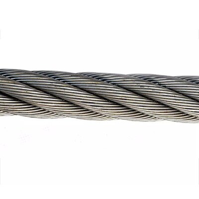 Good price 6X7 FC Cable Steel Wire Rope 1-10mm Diameter Hot DIP Galvanized for Construction Needs online