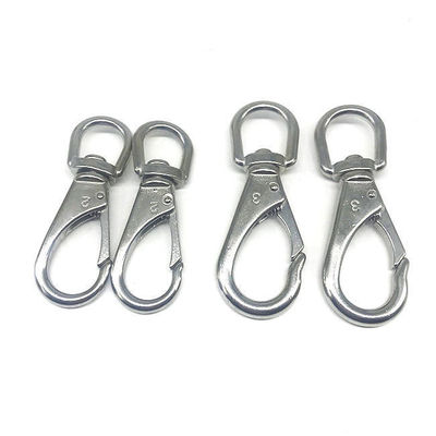 Good price Heavy Industry Black Finish Stainless Steel Polished AISI304 Swivel Eye Blot Spring Hooks Swivel Snap Hook online