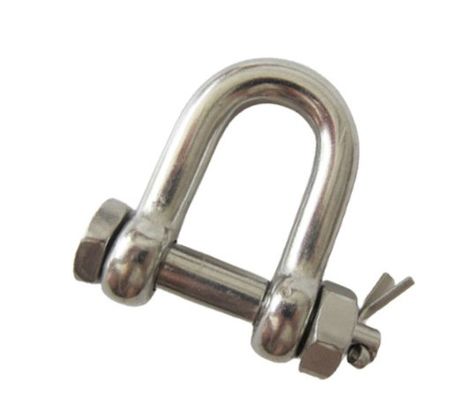 Good price Polished Finish OEM 304 316 Stainless Steel Us Bolt Type Chain Shackle D Shackle online