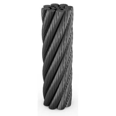 Good price BS Standard Compacted Swaged Steel Wire Rope 8xK26WS IWRC for Crane online
