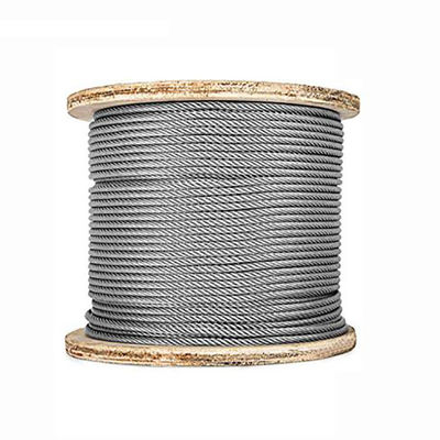 Good price Steel Rope Wire 6X24S 7FC Bright Steel Line Contacted Wire Rope with Stainless Steel online