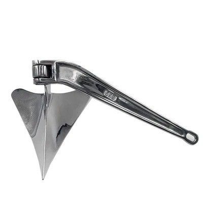 Good price Silver Plough Style Boat Anchor for Marine Hardware 316 Stainless Steel Material online
