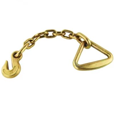 Good price 2t Working Load Limit Ratchet Load Binder with Standard G70 Chain Triangle Ring and Hook online
