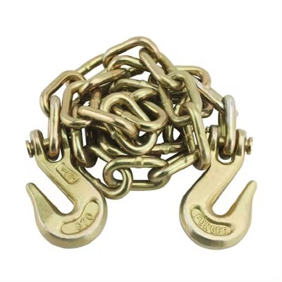 Good price Diameter 8mm G70 Trailer Safety Chain With Clevis Grab Hook online