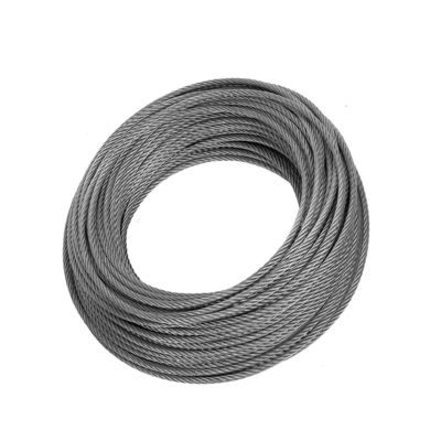Good price 1/4 Stainless Steel Cable with 7x19 Construction Strands Core Breaking Tension 600 lb online