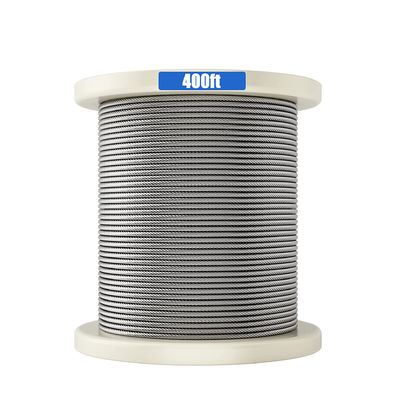 Good price 400FT Multifunction Cord for Deck Guides Non-Alloy 316 Stainless Steel Cable 7x7 1/8 inch online