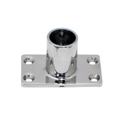Good price Marine Hardware Fittings Stainless Steel Stanchion Base Round Pipe Bases 30 Degree online