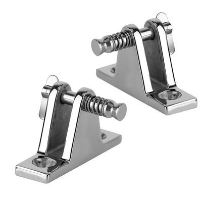 Good price 316 Stainless Steel Bimini Top Deck Hinge Marine Hardware for Boat Accessory Cover online