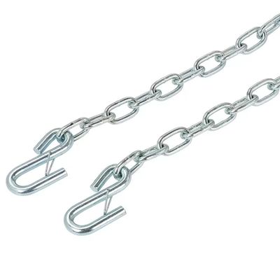 Good price 48kN Trailer Safety Chain With S Hook 0.25 Inch Diameter Nonstandard online