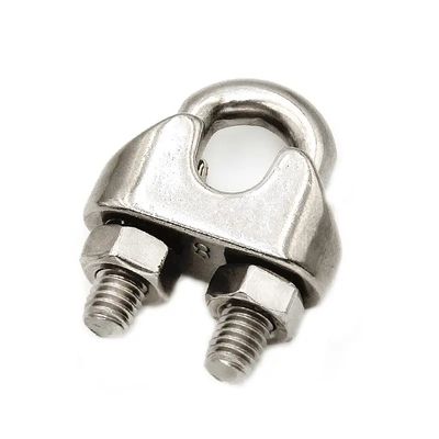 Good price Stainless Steel Wire Rope Clip DIN741 Fasteners for Rigging Hardware Applications online