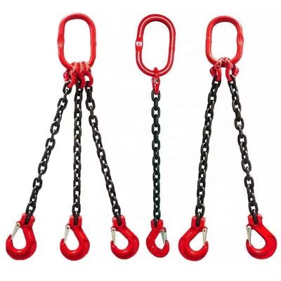 Good price Black Finish Lifting Chain Sling Hook Crane G80 Manganese Steel Chain Lifting Tool online