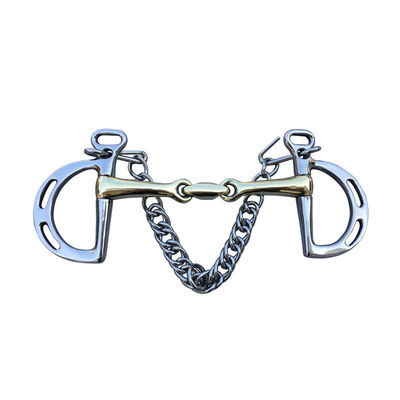 Good price Jointed Mouth Stainless Steel Horse Bits for Solid Mouth Parts in Harness online