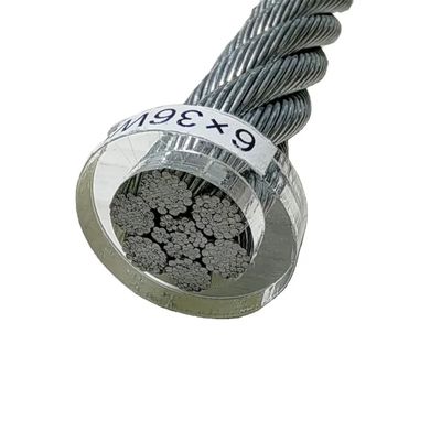 Good price 6x36WS IWRC FC Hot Dipped Galvanized Steel Wire Rope with Excellent Corrosion Resistance online
