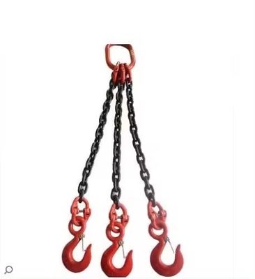 Good price Versatile and Double Legs Lifting Chain Sling with Hooks 48kN Test Load Black Finish online