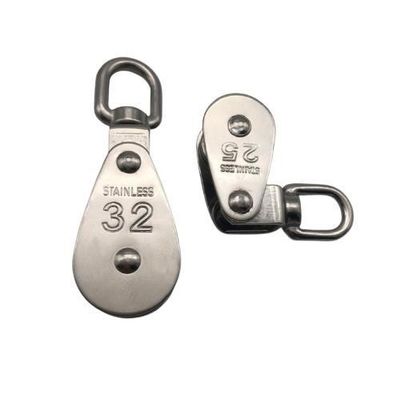 Good price Stainless Steel Wire Cable Swivel Sheave Pulley Block for Heavy Industry Applications online