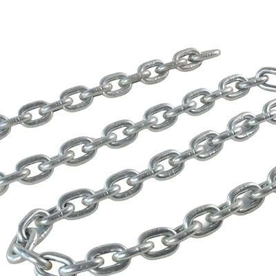 Steel Link Chain 22mm High Strength Alloy Steel Chain Test Load 48kN