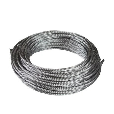 Good price Non-coated 500fts Length 500fts 6x19-WSC 7x19 Galvanized Ungalvanized Steel Cable online